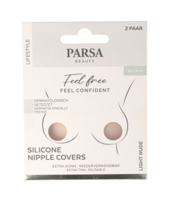 PARSA LIFESTYLE silikoniniai spenelių lipdukai, švies. kūno sp.