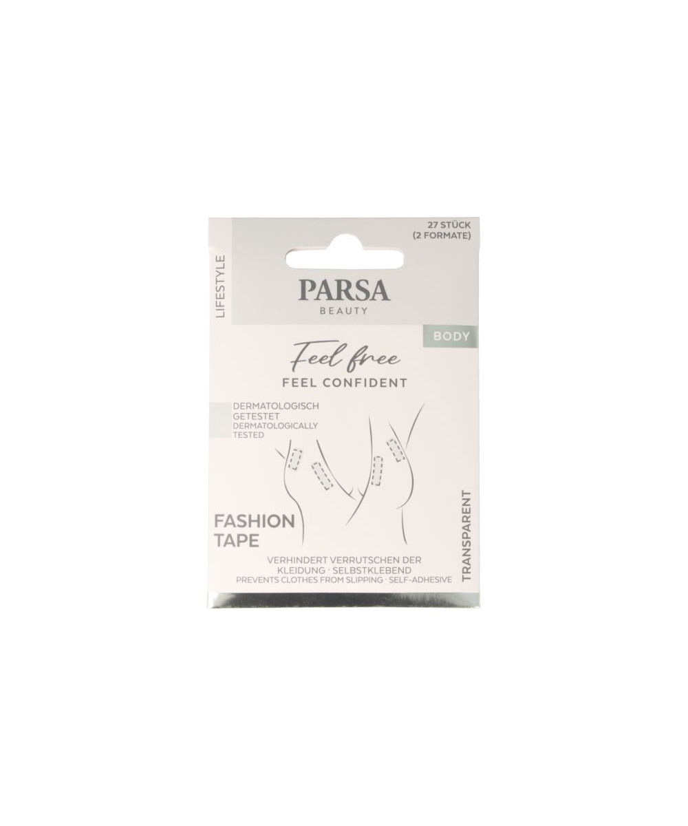 PARSA LIFESTYLE dvipusės lipnios juostelės drabužiams, skaidri sp. PARSA LIFESTYLE dvipusės lipnios juostelės drabužiams, skaidri sp.