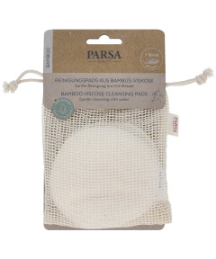 PARSA ECO valomieji diskeliai iš bambuko viskozės, 7 vnt.