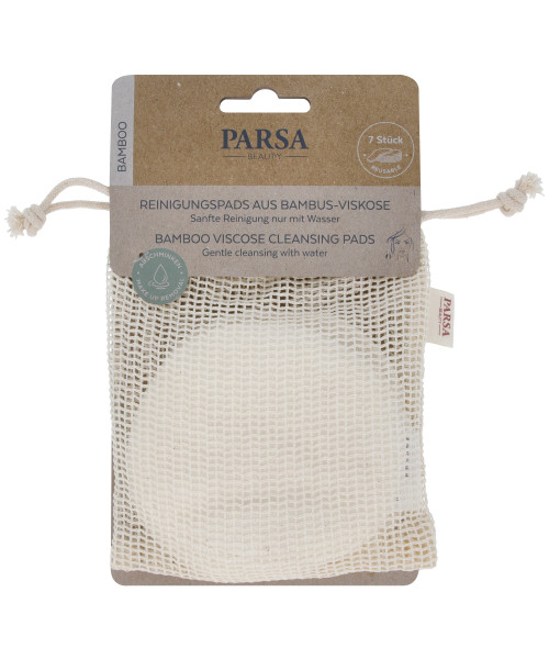 PARSA ECO valomieji diskeliai iš bambuko viskozės, 7 vnt.