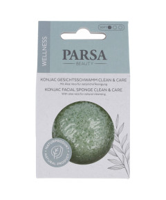 PARSA WELLNESS Konjac Aloe vera veido valymo kempinėlė