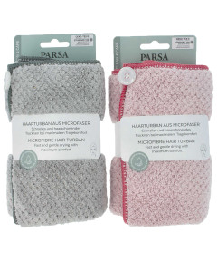 PARSA WELLNESS galvos rankšluostis - turbanas, 2 vnt.