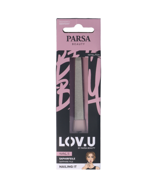 PARSA LOV.U safyrinė nagų dildė, maža, rožinė sp.