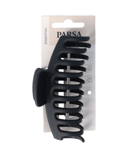 PARSA ESSENTIAL plaukų žnyplės 11cm, matinė juoda sp.
