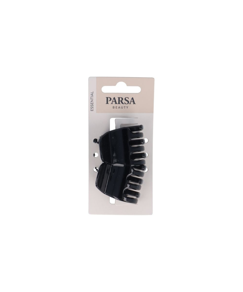 PARSA ESSENTIAL plaukų žnyplės, vidutinio dydžio, blizgi juoda sp., 2 vnt. PARSA ESSENTIAL plaukų žnyplės, vidutinio dydžio, blizgi juoda sp., 2 vnt.