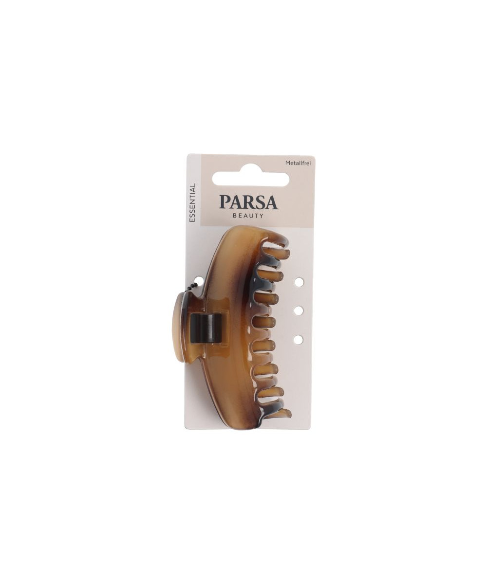 PARSA ESSENTIAL plaukų žnyplės be metalo, didelės, blizgi ruda sp. PARSA ESSENTIAL plaukų žnyplės be metalo, didelės, blizgi ruda sp.