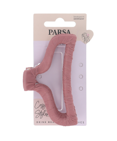 PARSA HAIR HERO COZYSTY plaukų žnyplės su satinu, rožinė sp.