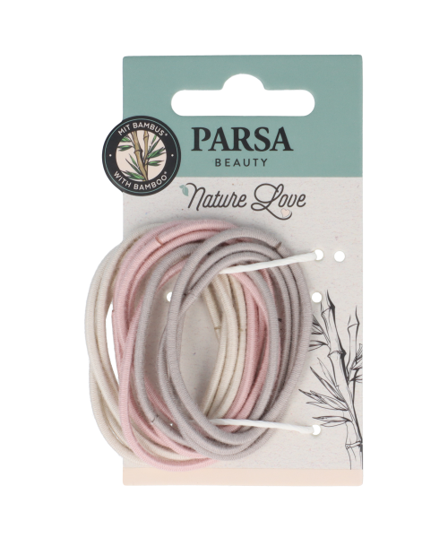 PARSA NATURE LOVE plaukų gumytės iš bambuko pluošto
