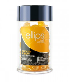 ELLIPS tepami vitaminai drėgmės atstatymui „Smooth & Silky Pro Keratin“