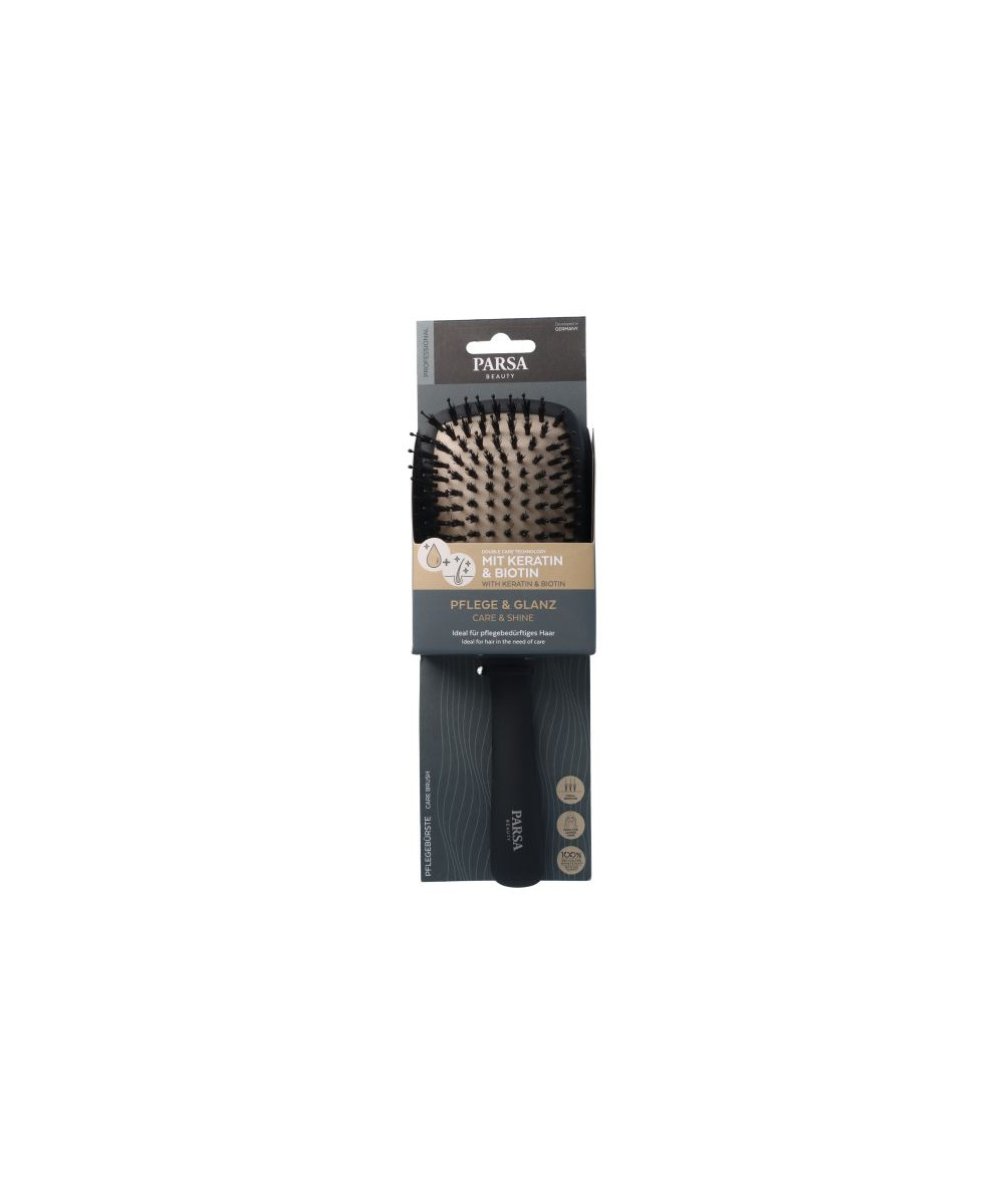 PARSA PROFESSIONAL Keratin Care & Shine plaukų šepetys, didelis