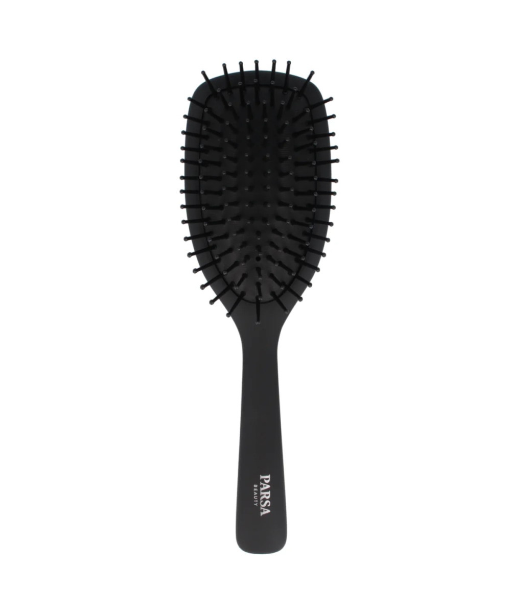 PARSA PROFESSIONAL CARBON antistatinis plaukų šepetys su anglies pluoštu, didelis, ovalus 2 PARSA PROFESSIONAL CARBON antistatinis plaukų šepetys su anglies pluoštu, didelis, ovalus 2