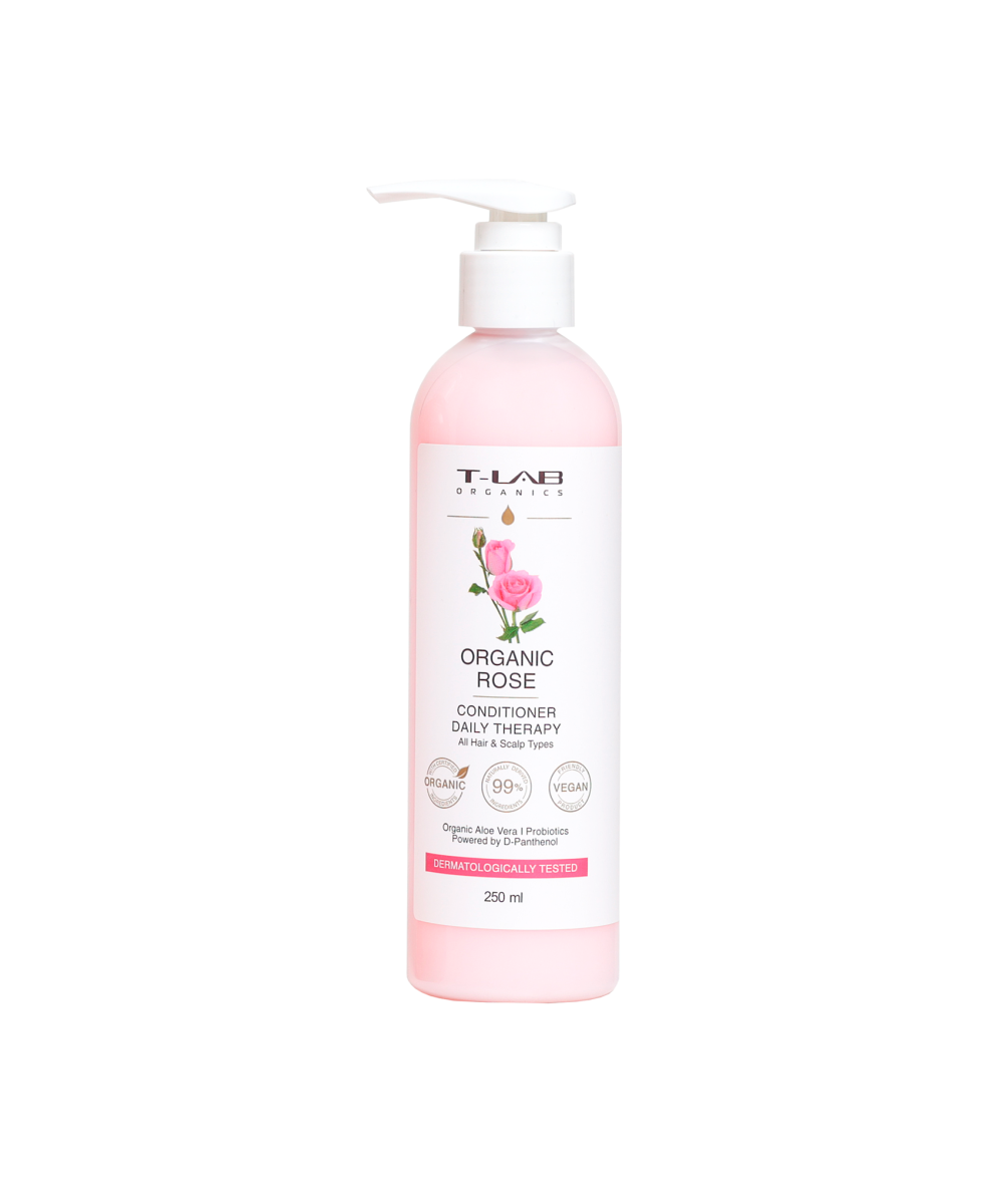 T-LAB Organics ROSE kondicionierius, 250ml