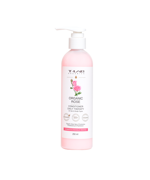 T-LAB Organics ROSE kondicionierius, 250ml