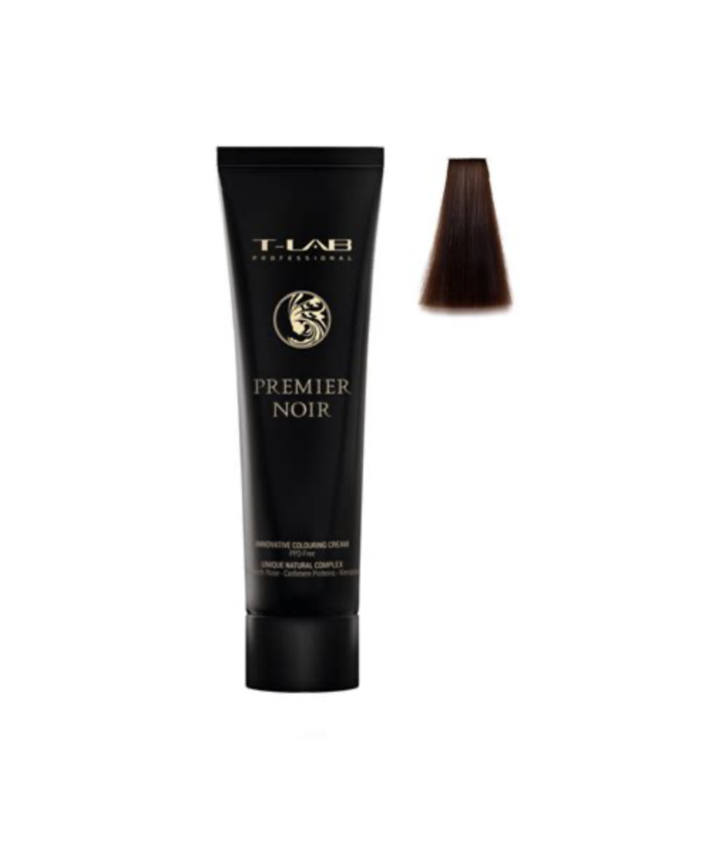 T-LAB Premier Noir plaukų dažų kremas 4.45 Copper Mahogany  Brown
