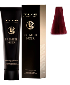 T-LAB Premier Noir plaukų dažų kremas 6.65 Dark Intense Red Mahogany Blonde