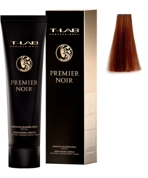 T-LAB Premier Noir plaukų dažų kremas 8.42 Light Copper Iridescent  Blonde